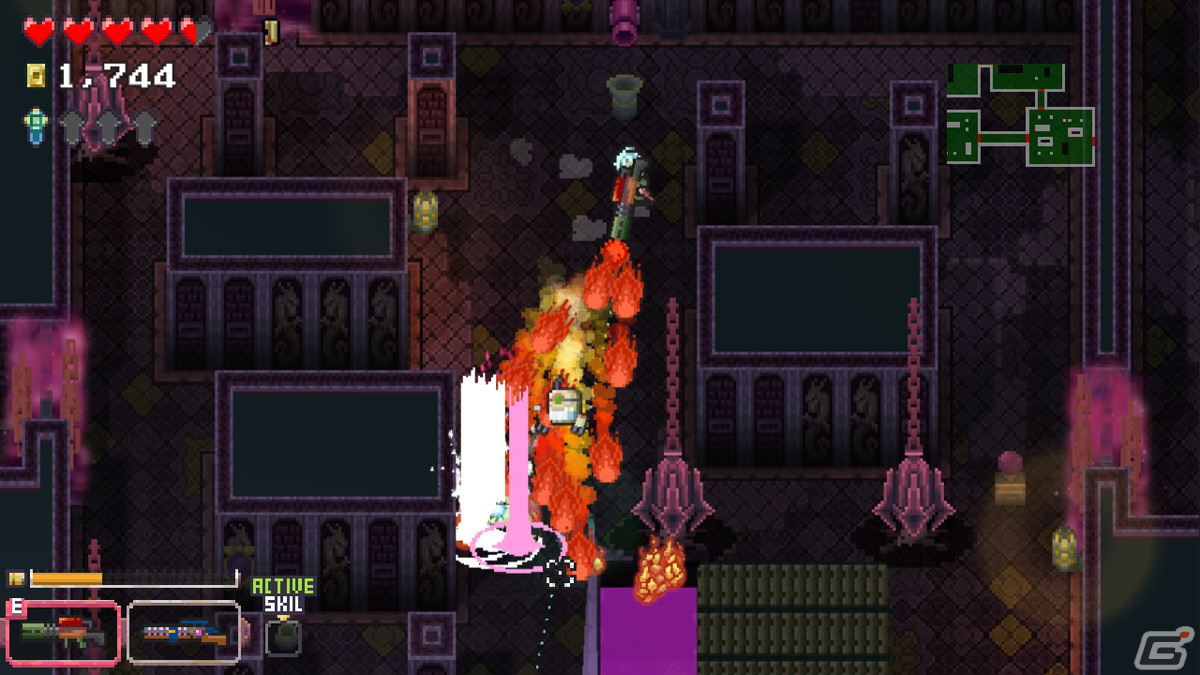 ローグライク系ダンジョン探索STG「Mystic Gate」のSteam版が配信開始！武器やスキルでキャラを強化し攻略を目指そうの画像7