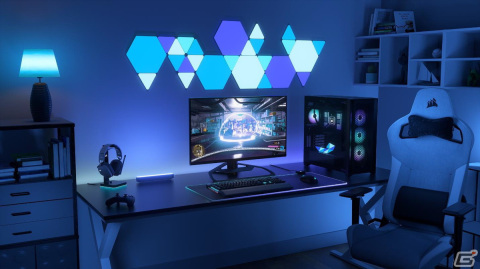 Nanoleaf、自社展開するスマートライト製品とCORSAIRの製品がシームレスに連携する空間表現技術「iCUE Murals」を正式発表の画像1