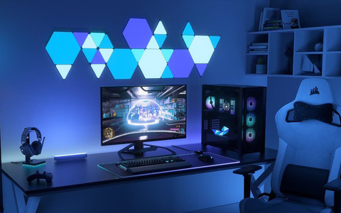 Nanoleaf、自社展開するスマートライト製品とCORSAIRの製品がシームレスに連携する空間表現技術「iCUE Murals」を正式発表