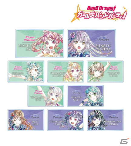「バンドリ！ ガールズバンドパーティ！」トレーディングAni-Art第4弾グッズの受注受付が開始！アクリルネームプレートや缶バッジなどが登場の画像3