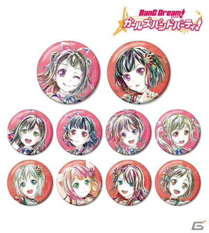 「バンドリ！ ガールズバンドパーティ！」トレーディングAni-Art第4弾グッズの受注受付が開始！アクリルネームプレートや缶バッジなどが登場の画像7
