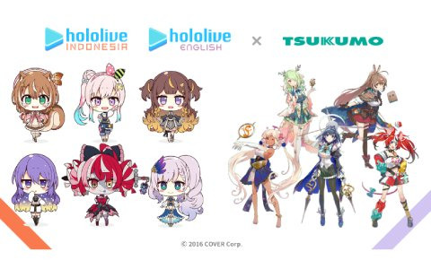 TSUKUMOから「ホロライブインドネシア」と「ホロライブEnglish -Council-」のコラボグッズが登場！受注販売が2月16日より開始