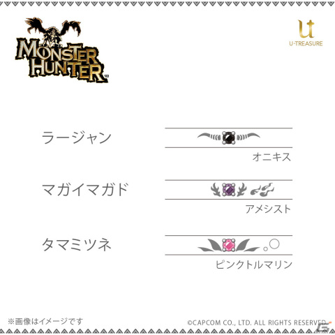 「モンスターハンター」モンスターをイメージした刻印と宝石でデザインされた「ハンターの腕輪」にブラックバージョンが登場！の画像9