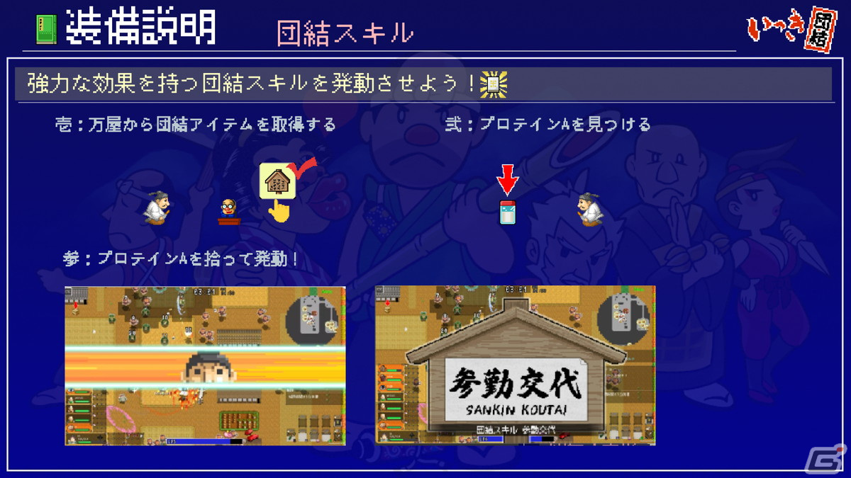 16人マルチプレイで楽しめる弾幕サバイバルACT「いっき団結」がSteamで配信！40％OFFセールを実施中の画像3