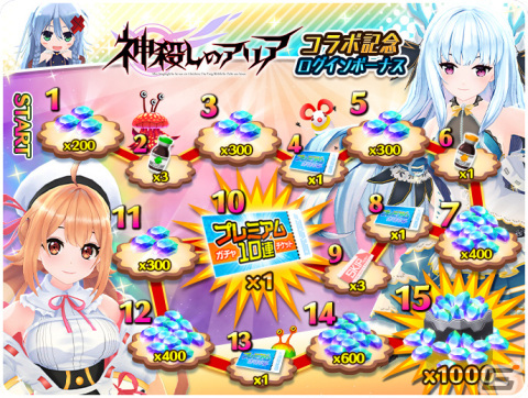 「デタリキZ」と「神殺しのアリア」のコラボがスタート！真稀やクリスティーナがガチャに登場の画像7