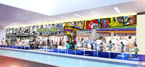 カプコン「ゲームランド ちはら台店」が3月3日にリニューアル！壁面に描かれるアメコミ風のロックマンや成歩堂龍一、リュウに注目の画像1