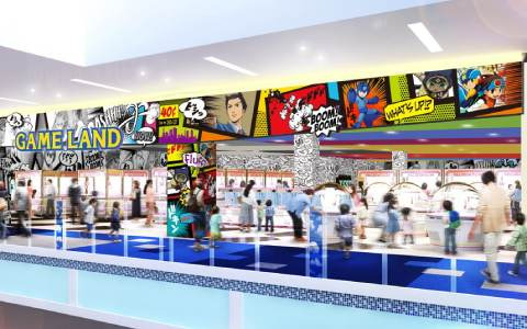カプコン「ゲームランド ちはら台店」が3月3日にリニューアル！壁面に描かれるアメコミ風のロックマンや成歩堂龍一、リュウに注目