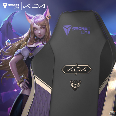 「リーグ・オブ・レジェンド」K/DAのPOP/STARSをテーマにしたコラボゲーミングチェアがSecretlabより発売！の画像2