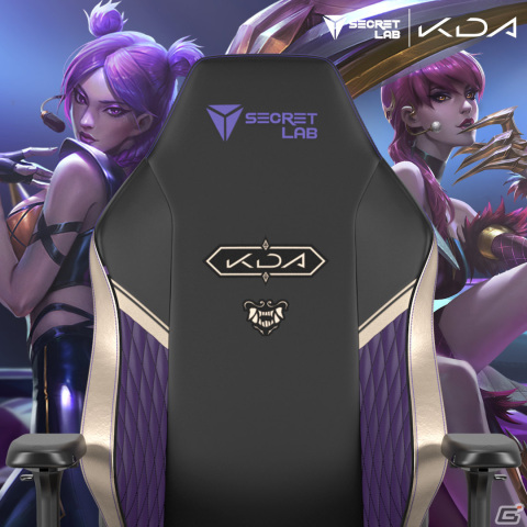 「リーグ・オブ・レジェンド」K/DAのPOP/STARSをテーマにしたコラボゲーミングチェアがSecretlabより発売！の画像3