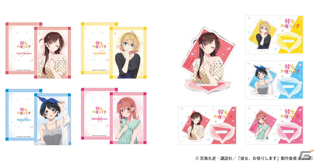 彼女お借りします　更科瑠夏　ワイヤレスイヤホン TVアニメ「彼女、お借りします」第2期のコラボレーションワイヤレス