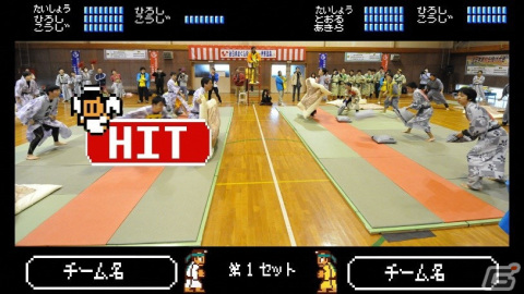 「全日本まくら投げ大会in伊東温泉」×「熱血硬派くにおくん」コラボ公式サイトが公開！2月26日にはゲーム風にアレンジした試合中継を予定の画像3