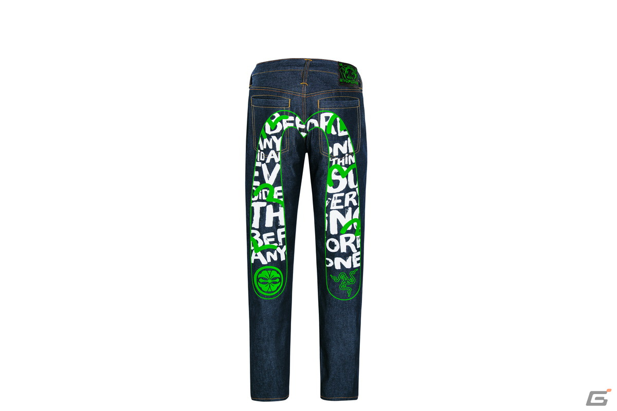RazerがデニムブランドEVISUとコラボ！パーカーやTシャツのほか、マウスやキーボードなど合計6製品が2月25日に発売の画像6