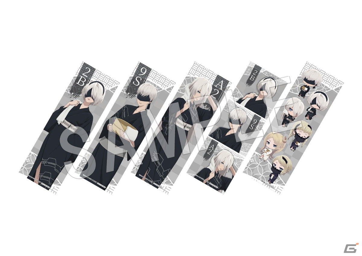 アニメ「NieR:Automata Ver1.1a」と極楽湯コラボが本日開始！木札