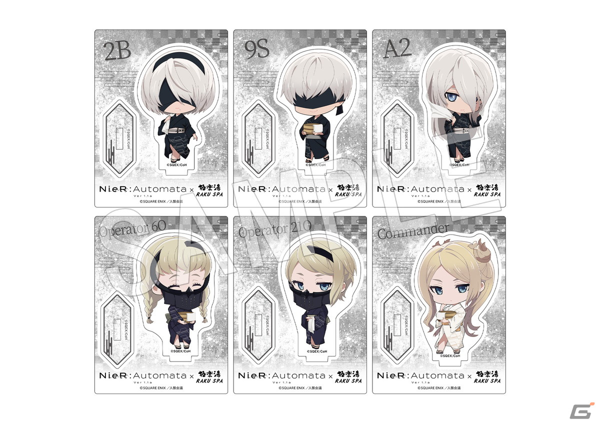 NieR:Automata Ver1.1a × 極楽湯 A2 当選品 のぼり TVアニメ『NieR