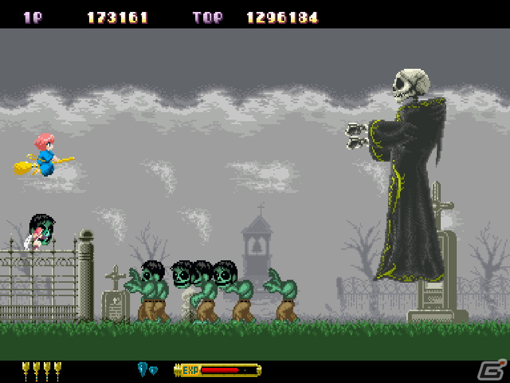 食いしん坊の魔法使いコットンが大活躍するサイドビューSTG「コットン（X68000版）」がプロジェクトEGGにて配信開始！の画像3