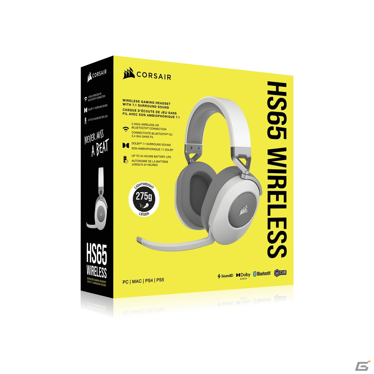 アスク、CORSAIR製7.1chサラウンド対応ゲーミングヘッドセット「HS55 WIRELESS」＆「HS65 WIRELESS」シリーズを2月24日に発売の画像19