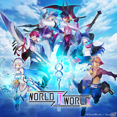 「World II World」が配信！スマートフォンの縦画面を2つに分割して遊ぶニコイチRPGの画像1