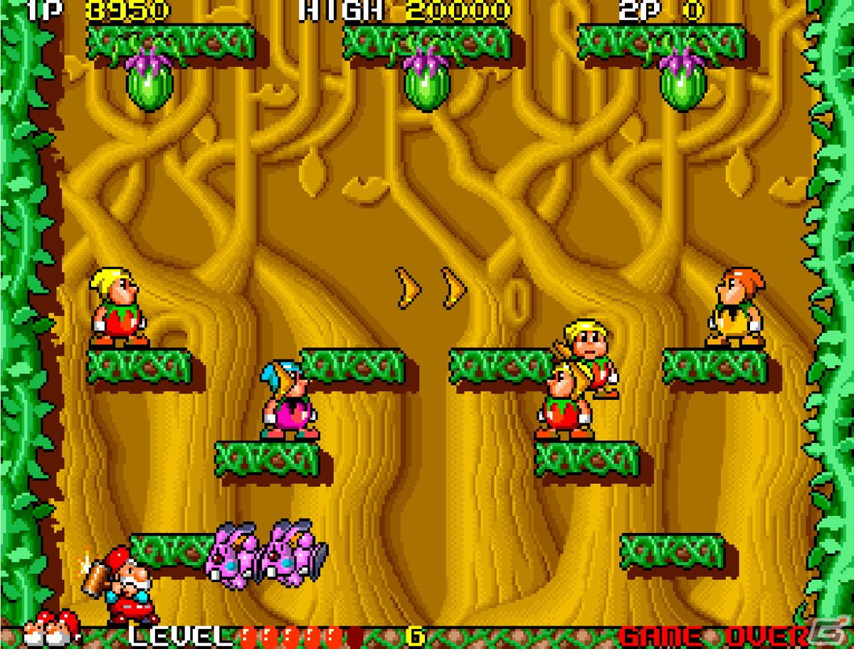 1989年にタイトーから発売されたアクションゲームがPS4/Switchに登場！「アーケードアーカイブス ドンドコドン」が2月24日より配信開始の画像3