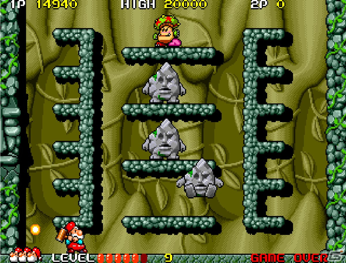 1989年にタイトーから発売されたアクションゲームがPS4/Switchに登場！「アーケードアーカイブス ドンドコドン」が2月24日より配信開始の画像4