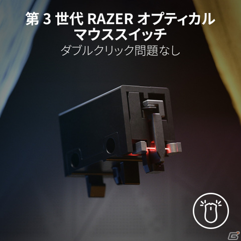 有線になったゲーミングマウス「Razer DeathAdder V3」が2月28日に発売―59gの軽量設計で8000Hzのポーリングレートを実現の画像5