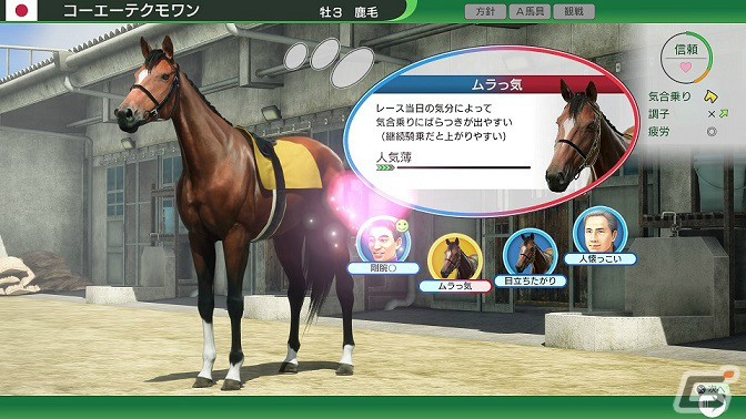 「Winning Post 10」育成の要となる信頼度や配合理論にも影響を与える世界系統などの追加情報が公開！の画像1