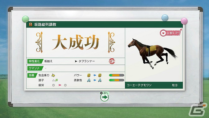 「Winning Post 10」育成の要となる信頼度や配合理論にも影響を与える世界系統などの追加情報が公開！の画像2
