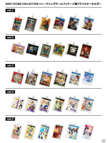 「KOEI TECMO SPOT」1周年記念特設サイトがオープン！歴代のゲームパッケージを再現したアクリルキーホルダーなど記念商品も発売予定の画像2