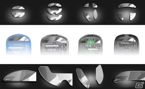 超低摩擦と高い耐久性を実現したeスポーツ向け強化ガラス マウスソール「XTRFY GLASS SKATES」全4種が発売の画像1