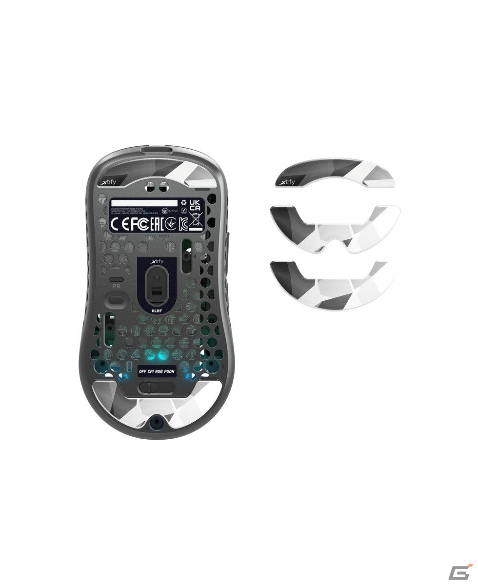 超低摩擦と高い耐久性を実現したeスポーツ向け強化ガラス マウスソール「XTRFY GLASS SKATES」全4種が発売の画像4