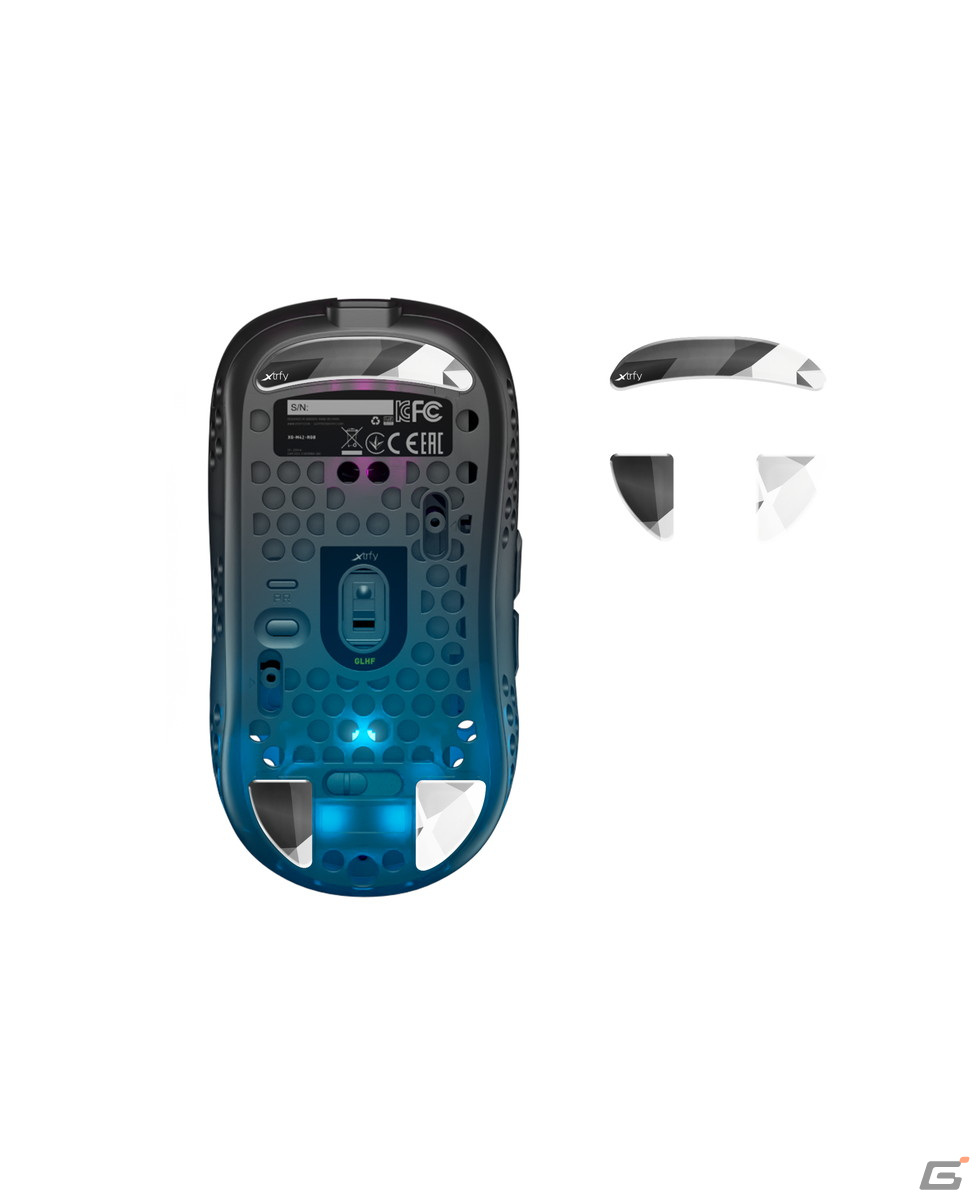 超低摩擦と高い耐久性を実現したeスポーツ向け強化ガラス マウスソール「XTRFY GLASS SKATES」全4種が発売の画像5