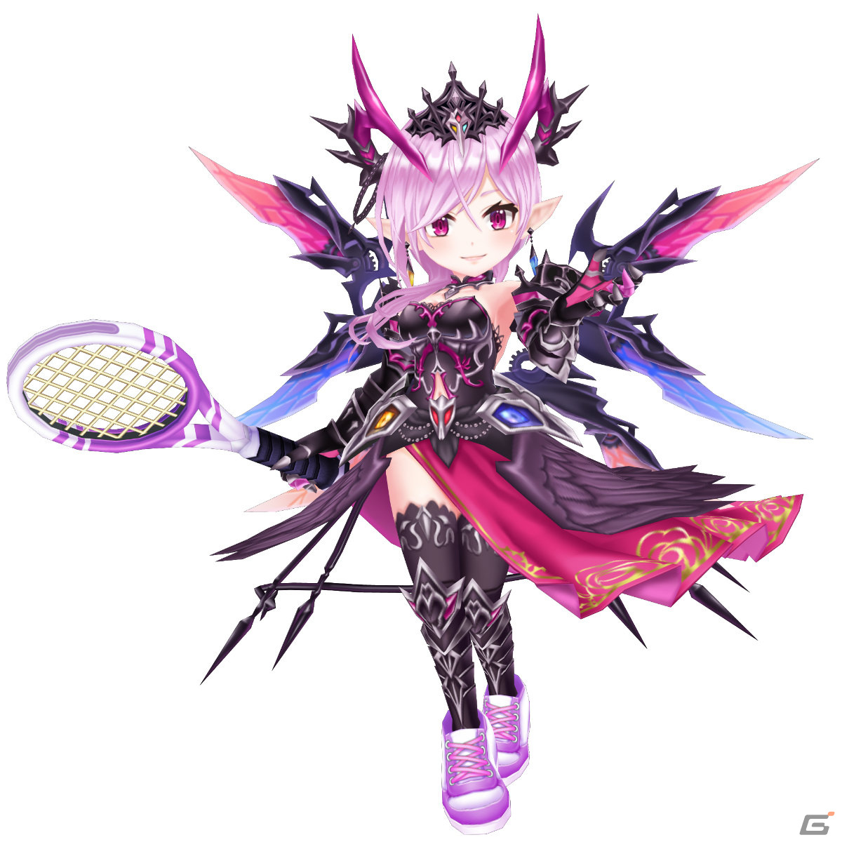 「白猫テニス」守護オスクロル（CV：茅野愛衣）が6.5周年記念ガチャに登場！新機能としてクラスバッチ、クラスオーラも実装の画像2