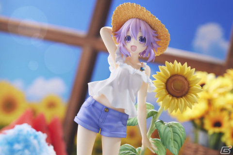 OVA「超次元ゲイム ネプテューヌ～ねぷのなつやすみ～」から夏服姿のネプテューヌが1/7スケールでフィギュア化！2023年10月頃に発売の画像1