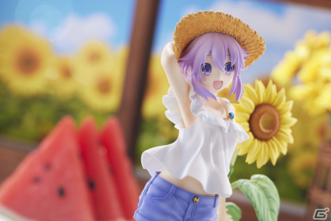 OVA「超次元ゲイム ネプテューヌ～ねぷのなつやすみ～」から夏服姿のネプテューヌが1/7スケールでフィギュア化！2023年10月頃に発売の画像2
