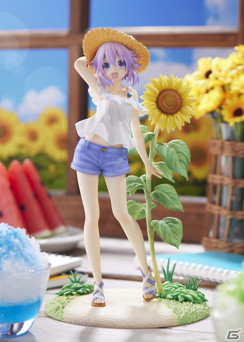 OVA「超次元ゲイム ネプテューヌ～ねぷのなつやすみ～」から夏服姿のネプテューヌが1/7スケールでフィギュア化！2023年10月頃に発売の画像7