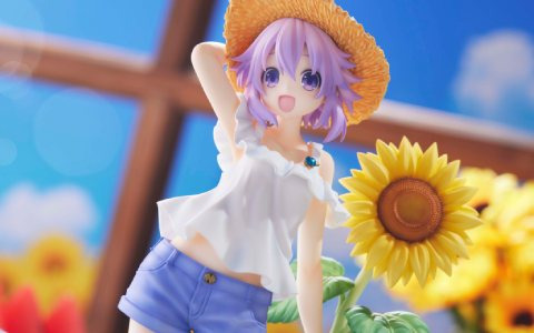 OVA「超次元ゲイム ネプテューヌ～ねぷのなつやすみ～」から夏服姿のネプテューヌが1/7スケールでフィギュア化！2023年10月頃に発売