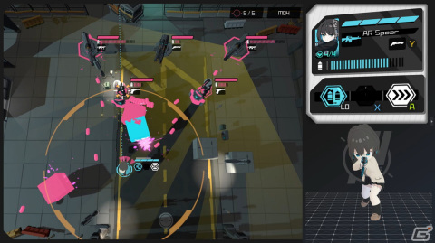 見下ろし型のガンシューティングゲーム「Physical Layer」が3月16日よりSteamにて配信！の画像2
