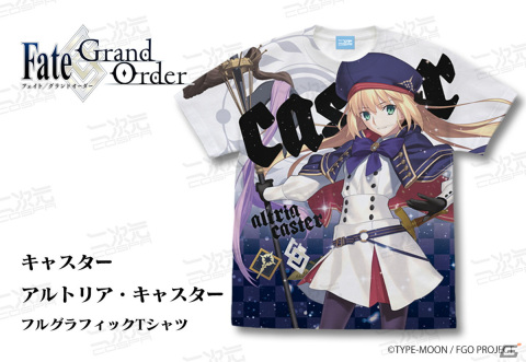 「FGO」アルトリア・キャスター、光のコヤンスカヤ、モルガンのフルグラフィックTシャツが登場！の画像2