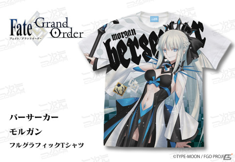 「FGO」アルトリア・キャスター、光のコヤンスカヤ、モルガンのフルグラフィックTシャツが登場！の画像3