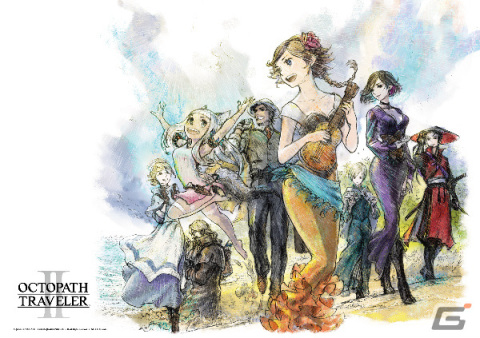 「オクトパストラベラーII」×SQUARE ENIX CAFE（東京・秋葉原）のコラボが3月4日より実施！の画像3