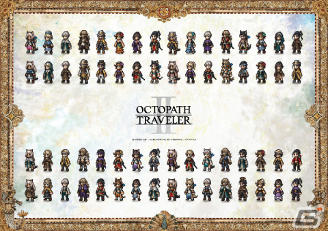 「オクトパストラベラーII」×SQUARE ENIX CAFE（東京・秋葉原）のコラボが3月4日より実施！の画像4
