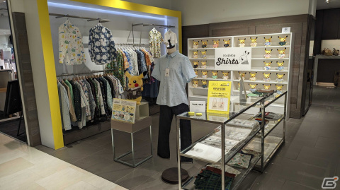 「ポケモンシャツ」のポップアップストアが新宿マルイ本館で期間限定オープン―ポケモンシャツを着たピカチュウの展示や試着も可能の画像3