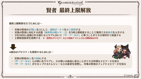 「グラブル」新たなClass.IVジョブ「ヤマト」登場！召喚石「ルシフェル」に限界超越も追加の画像80