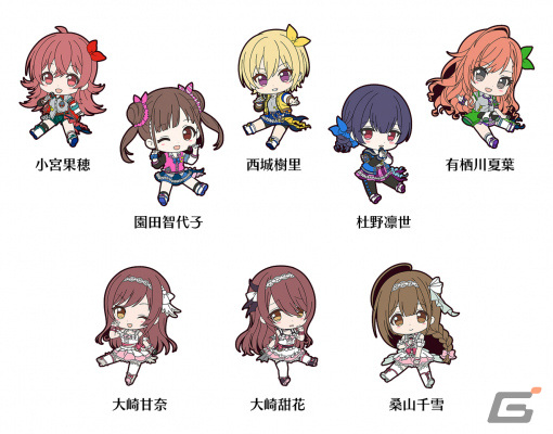 シャニマス」より「ぺたん娘トレーディングラバーストラップ」が登場