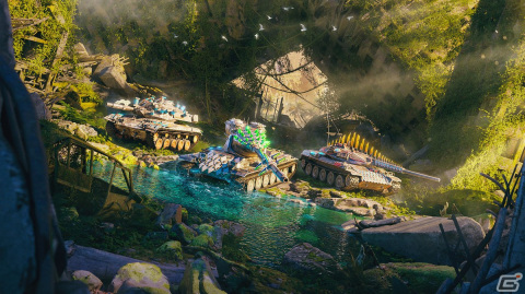 「World of Tanks Blitz」でチャレンジ「恐竜ハント」が開催！最も高いダメージを与えた各サーバーの上位プレイヤーには伝説迷彩などを配布の画像1
