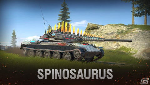 「World of Tanks Blitz」でチャレンジ「恐竜ハント」が開催！最も高いダメージを与えた各サーバーの上位プレイヤーには伝説迷彩などを配布の画像3