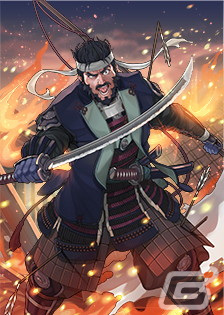 「戦国IXA」に正子公也氏が描く九鬼嘉隆ら9名の武将が追加！立花道雪や山科言継もレア度「極」で登場の画像6