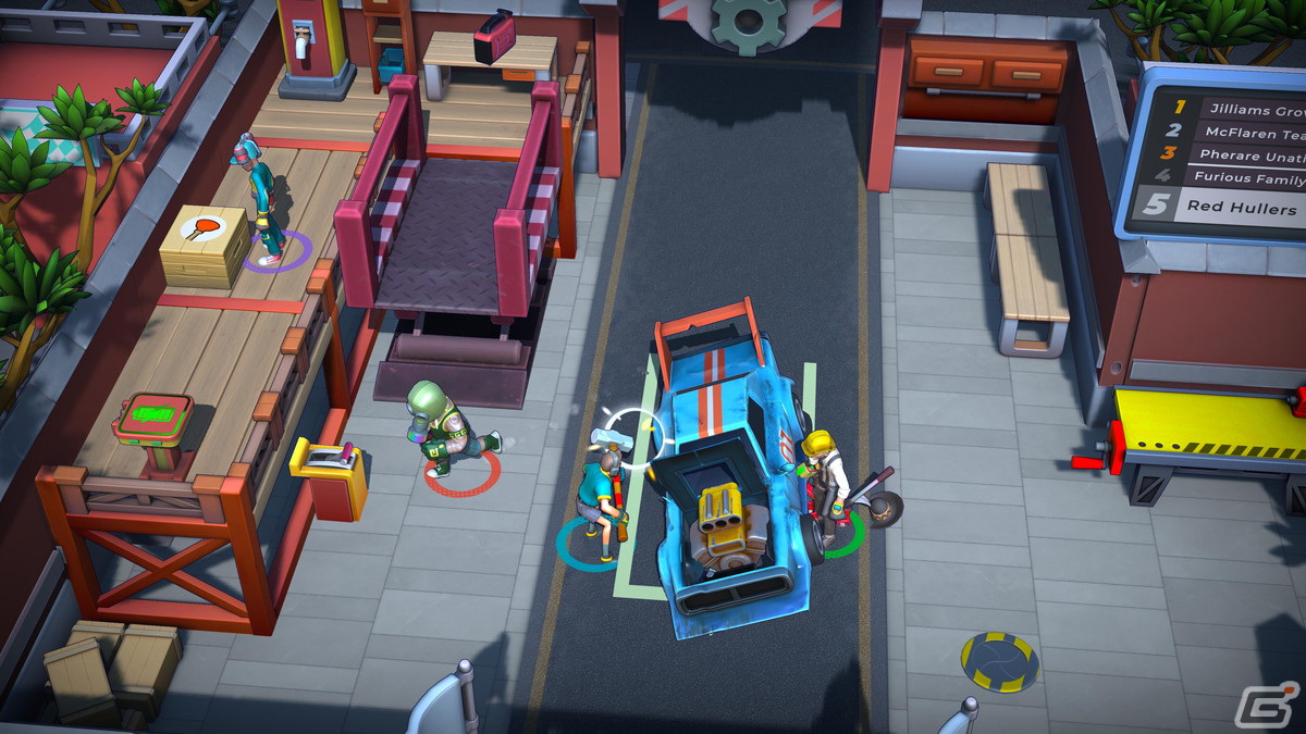 「Speed Crew」が6月6日にSwitchで発売！車をメンテナンスするピットクルーが主役のパーティーゲームの画像2
