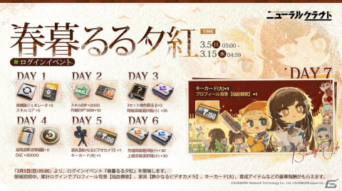 「ドールズフロントライン：ニューラルクラウド」限定家具などを入手できるイベント「逆音共振」が開催！初塵たちの新スキンも登場の画像5