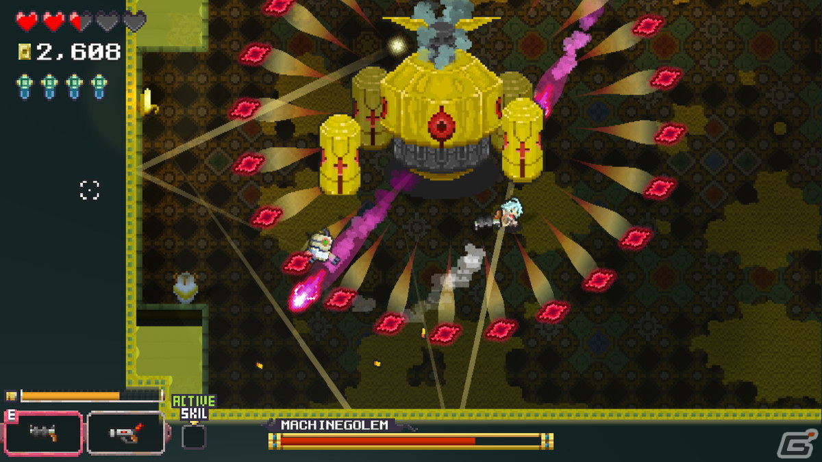 「Mystic Gate」のSwitch版が配信開始！武器やスキルでキャラを強化していくローグライク系ダンジョン探索型STGの画像5