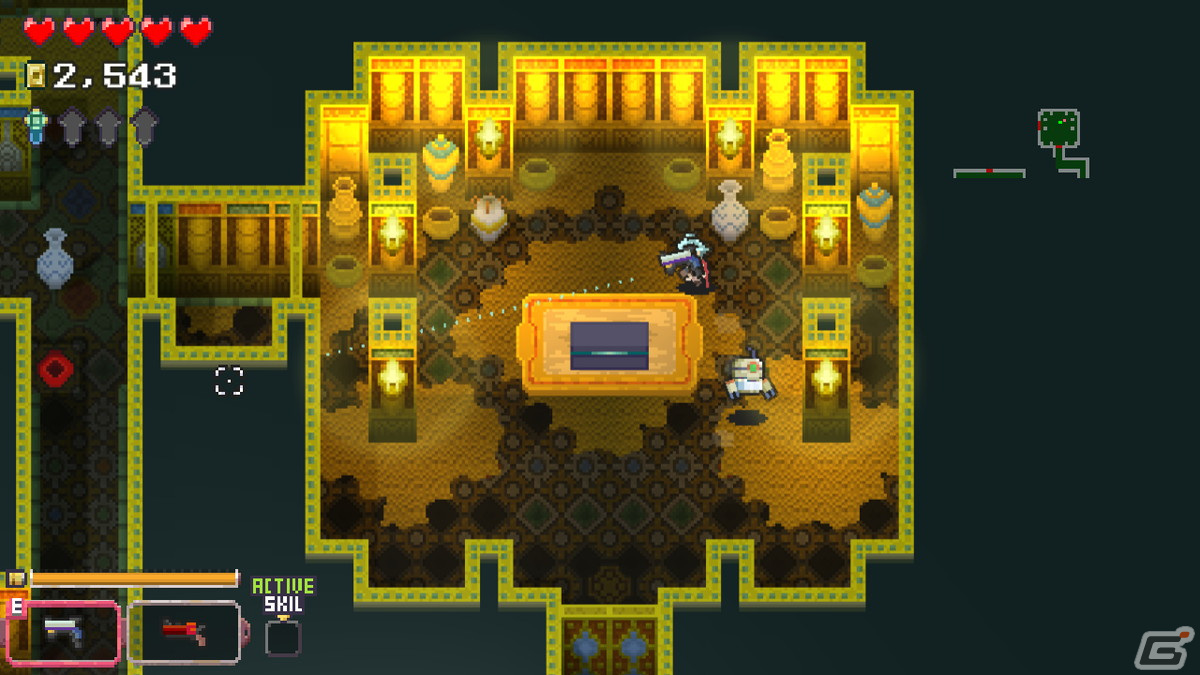 「Mystic Gate」のSwitch版が配信開始！武器やスキルでキャラを強化していくローグライク系ダンジョン探索型STGの画像7